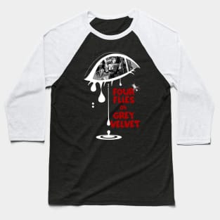 Four Flies On Grey Velvet Inspired Design Baseball T-Shirt